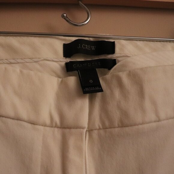 JCREW CAMPELL WHITE PANTS - Picture 2 of 3
